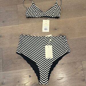 Kivari striped 2 piece swim